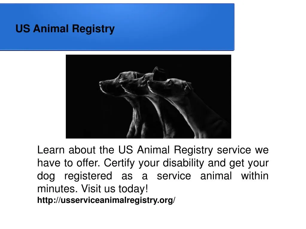 us animal registry