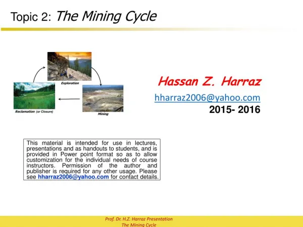 The Mining Cycle