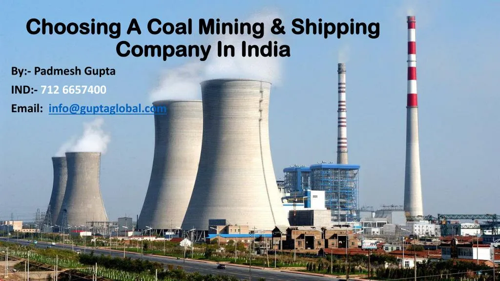choosing a coal mining shipping company in india