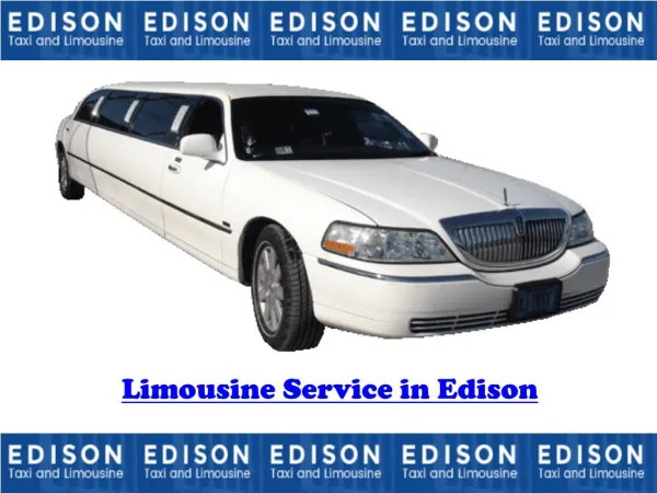 Limousine Service in Edison