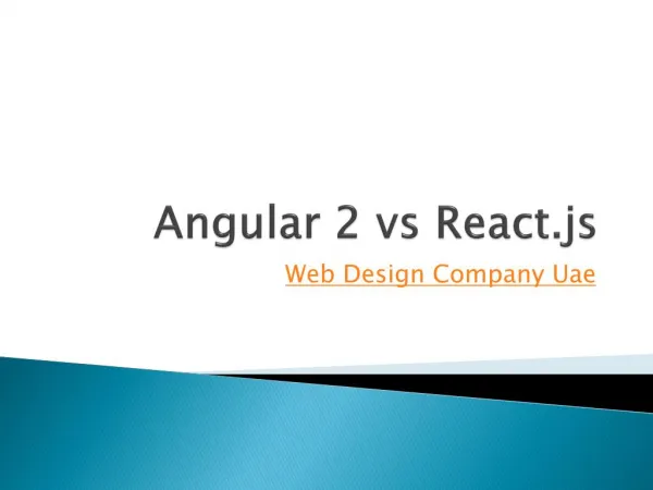Angular 2 VS React- The Framework Of Future