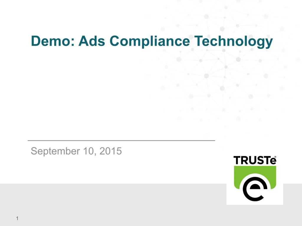 demo ads compliance technology