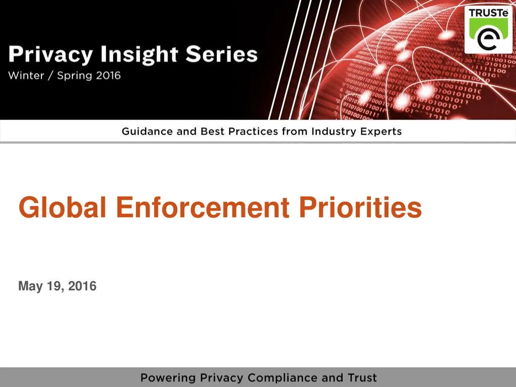 global enforcement priorities