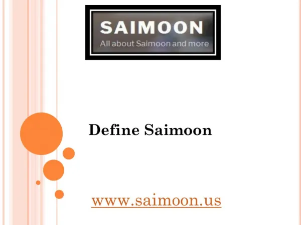 Define Saimoon - saimoon.us