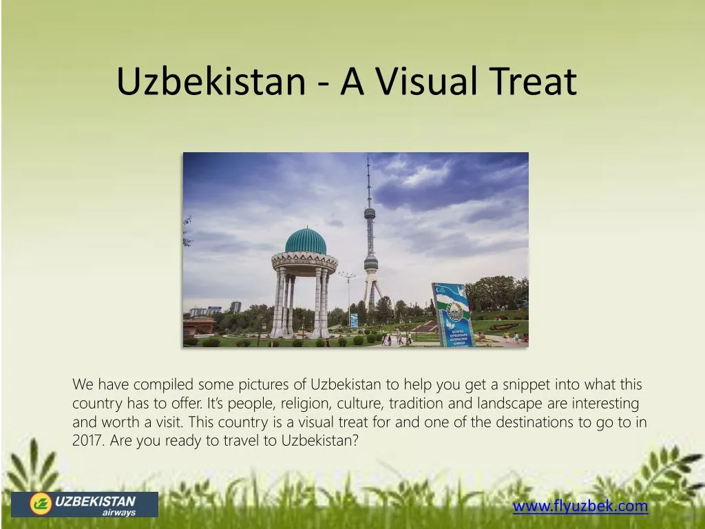 uzbekistan a visual treat