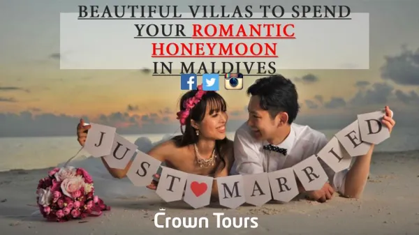 Beautiful Villas To Spend Your Romantic Honeymoon in Maldives