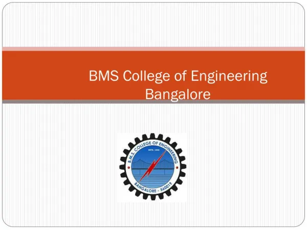 BMS COLLEGE OF ENGINEERING BANGALORE