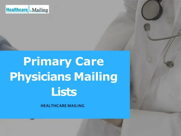 primary care physicians email lists