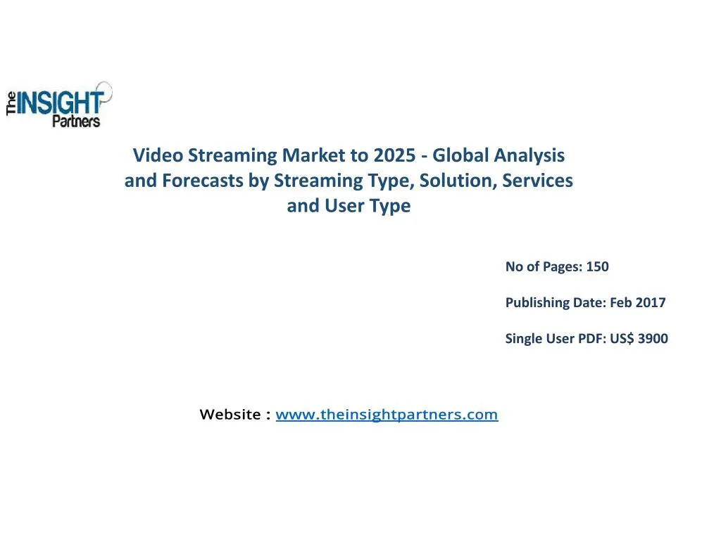video streaming market to 2025 global analysis