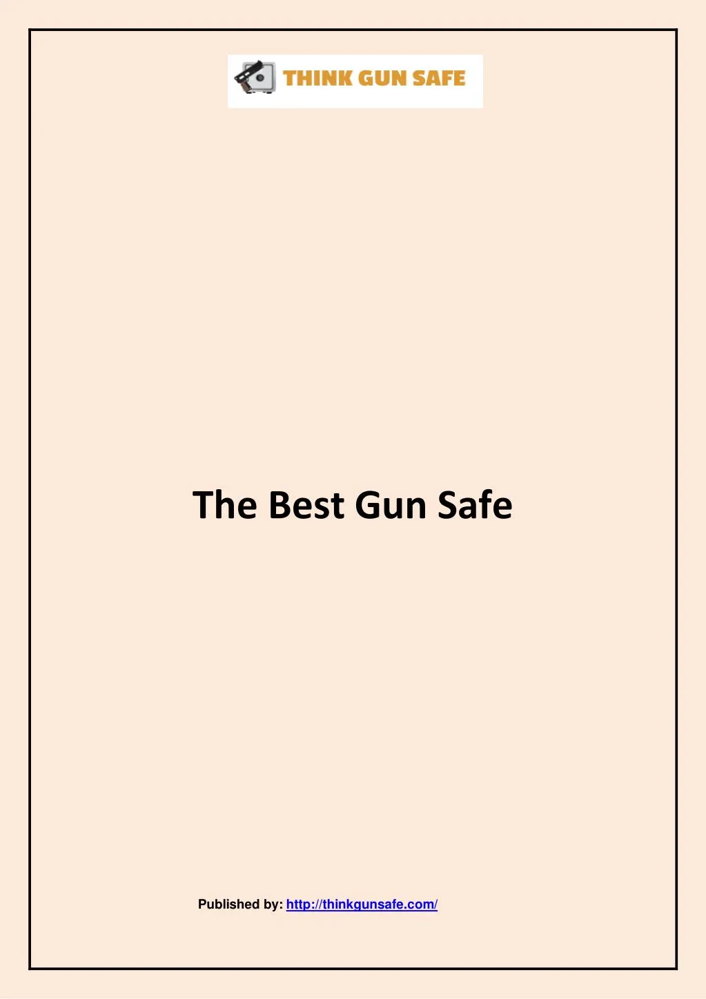 the best gun safe