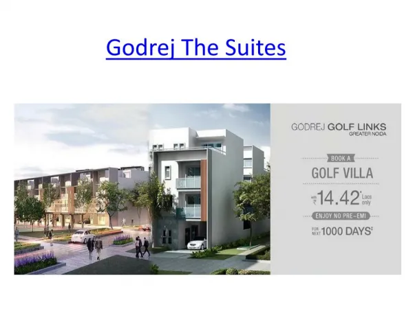 Complete Home Godrej The Suites at Greater Noida