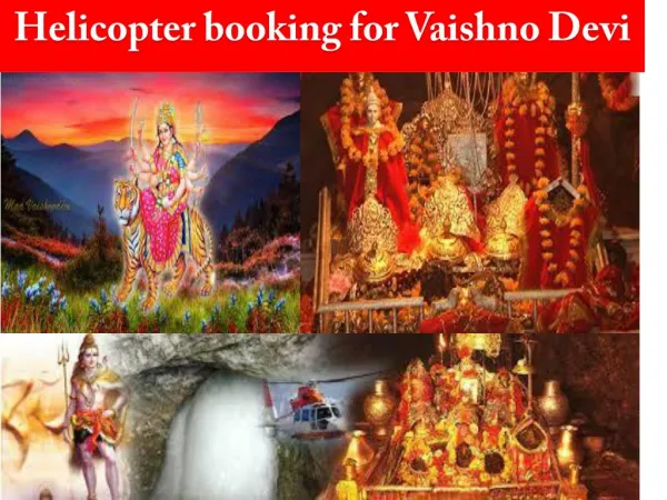 Mata Vaishno Devi Yatra 2017 - Online Helicopter Booking