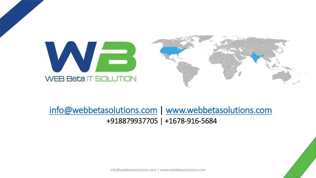 info@webbetasolutions com www webbetasolutions com 918879937705 1678 916 5684