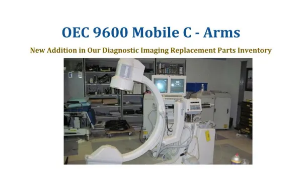 OEC 9600 Mobile C - Arms