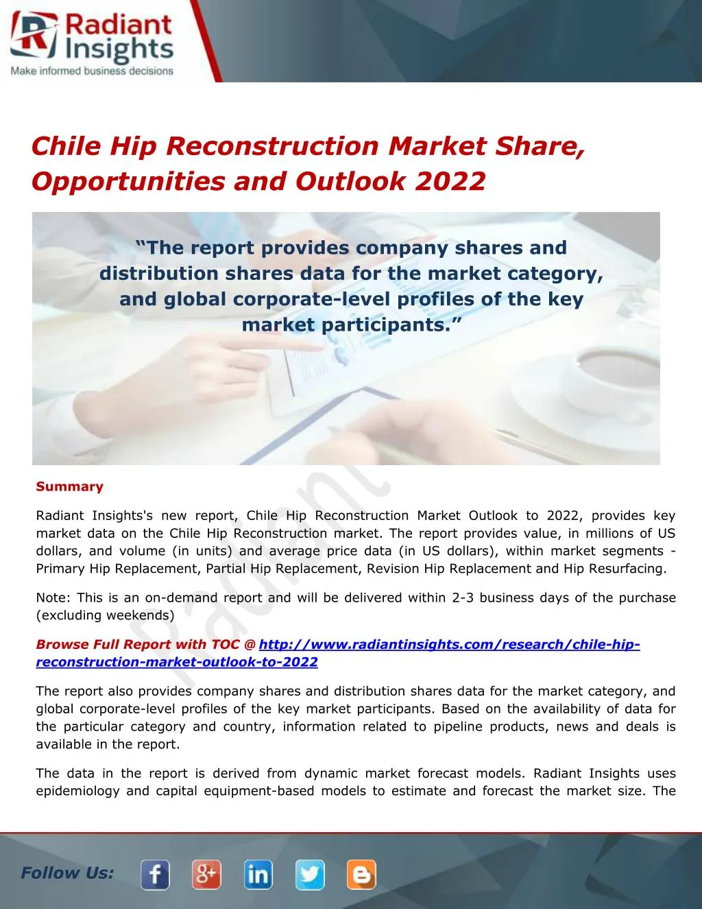 chile hip reconstruction market share