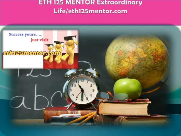 ETH 125 MENTOR Extraordinary Life/eth125mentor.com
