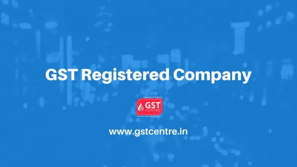 GST Registered Company