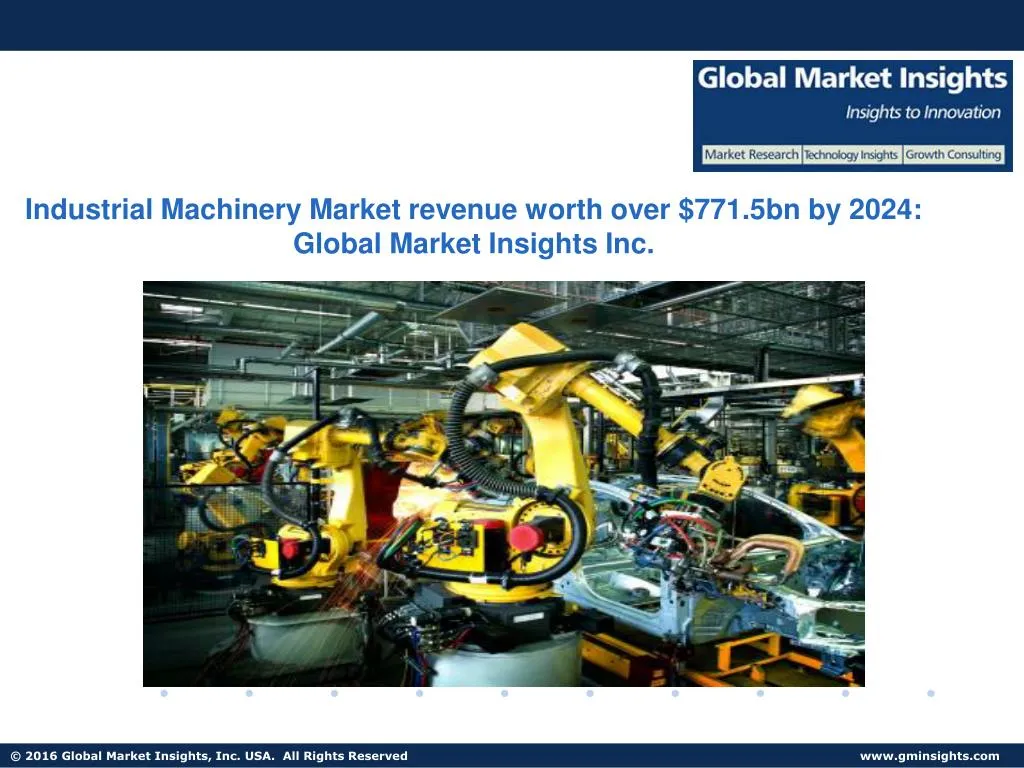 industrial machinery market revenue worth over