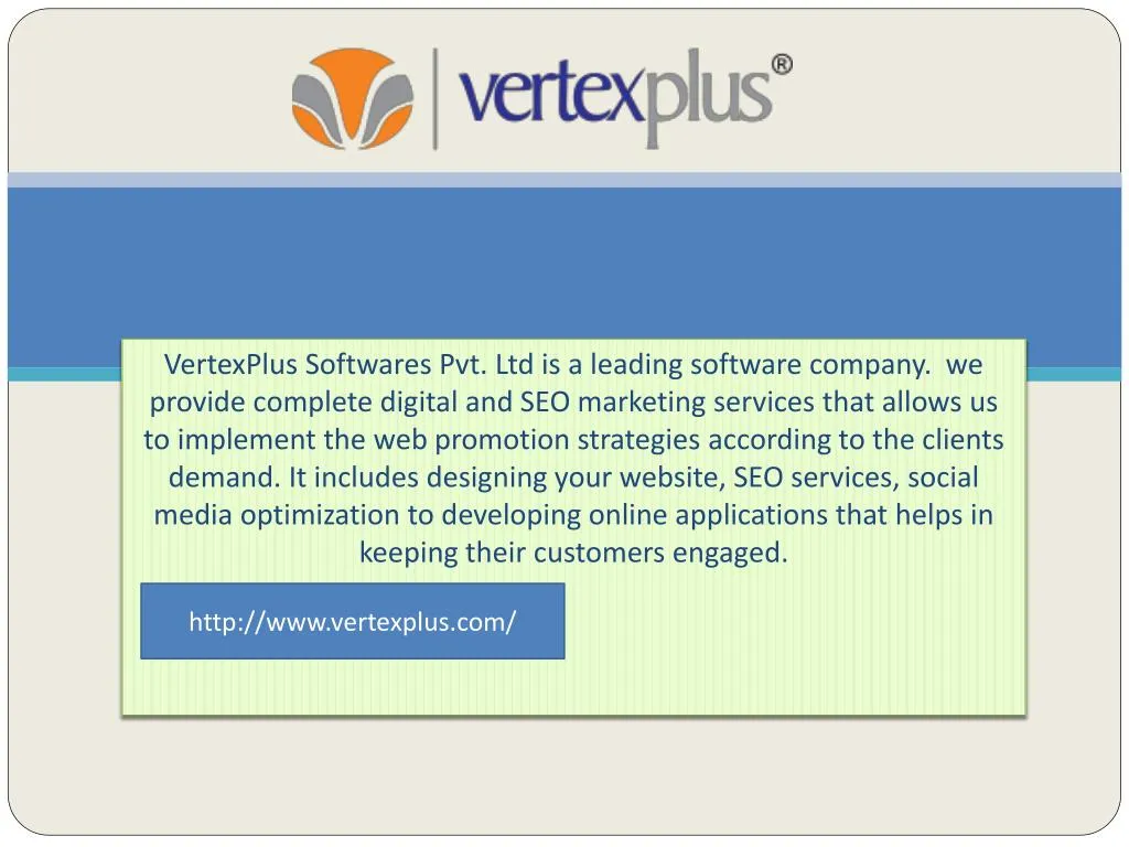 vertexplus softwares pvt ltd is a leading
