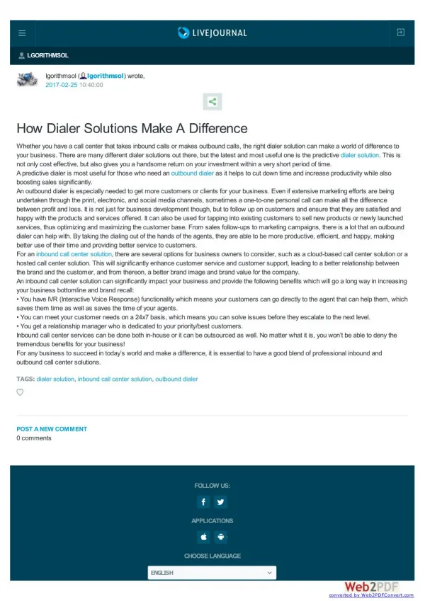 How Dialer Solutions Make A Difference