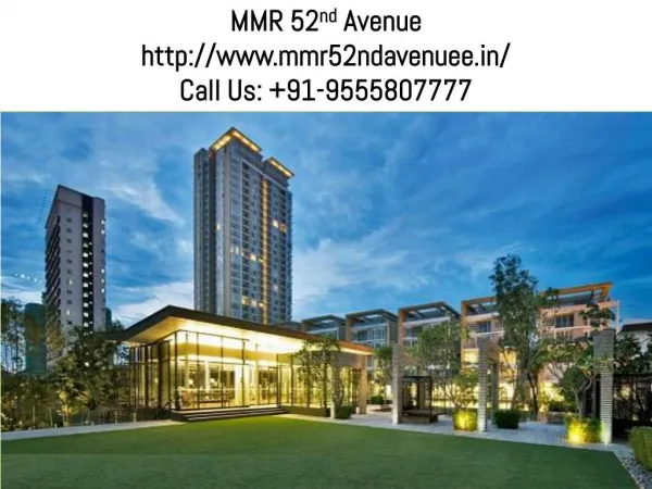 MMR 52nd Avenue the modern way for business