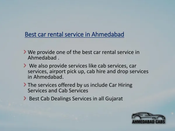 Ahmedabad Cabs
