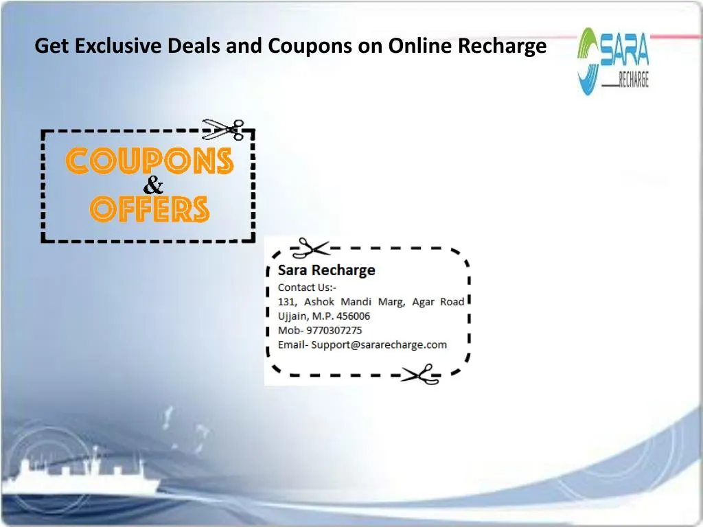 get exclusive deals and coupons on online recharge