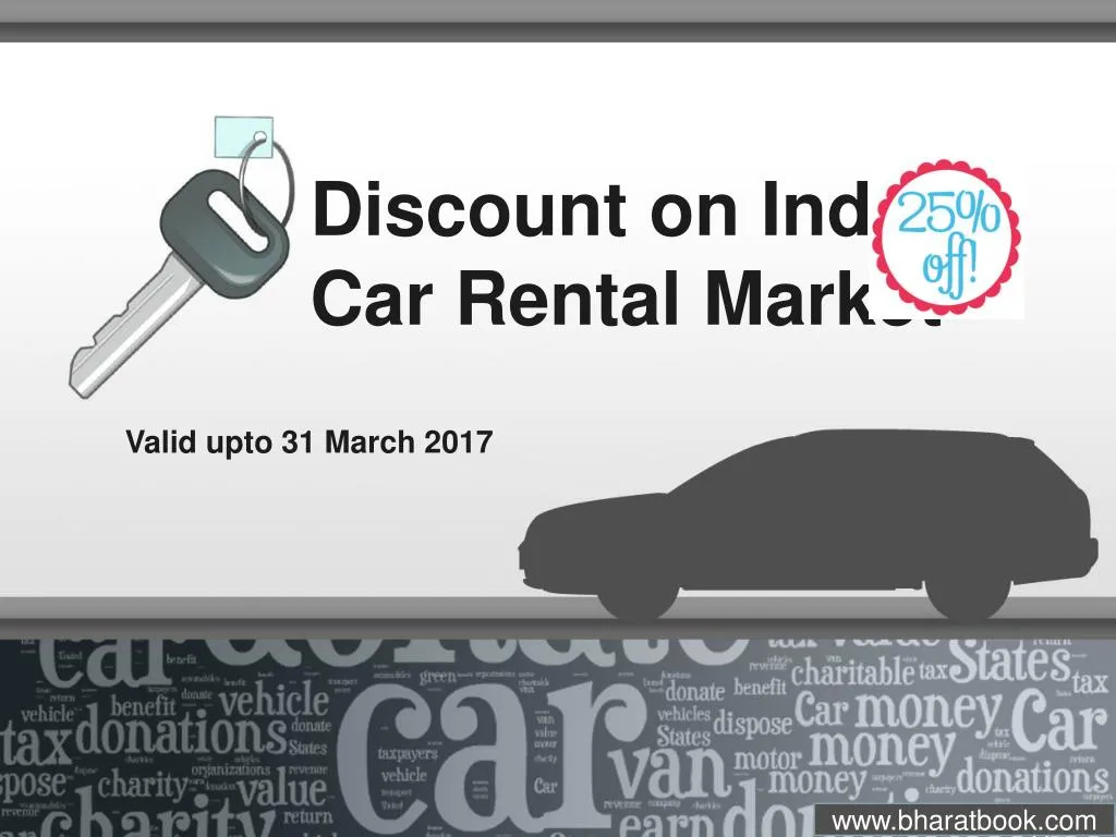 discount on india car rental market