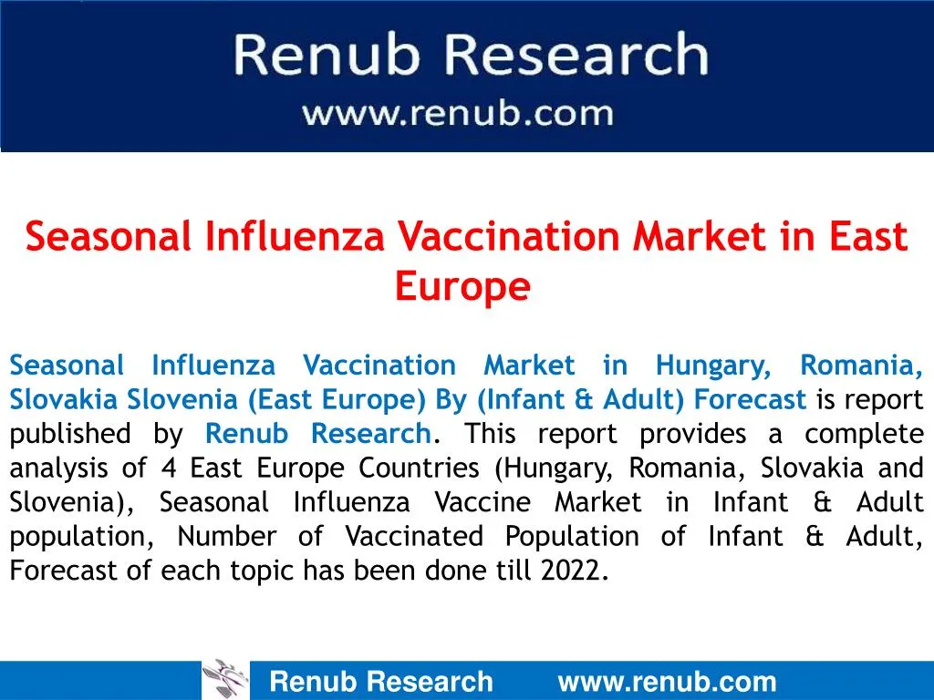 seasonal influenza vaccination market in east