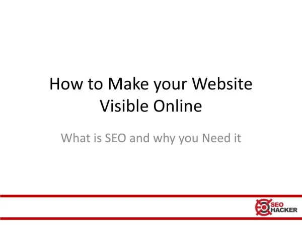Why internet visibility is business success