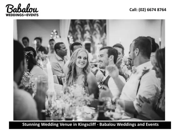 Stunning Wedding Venue in Kingscliff - Babalou Weddings and Events