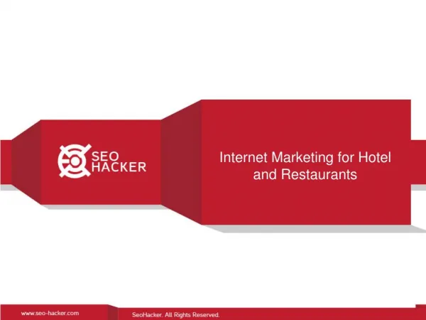 Internet marketing for hotels and restaurants