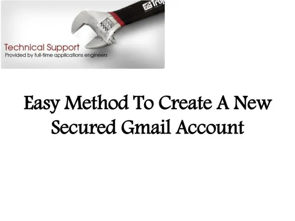 Easy Method To Create A New Secured Gmail Account