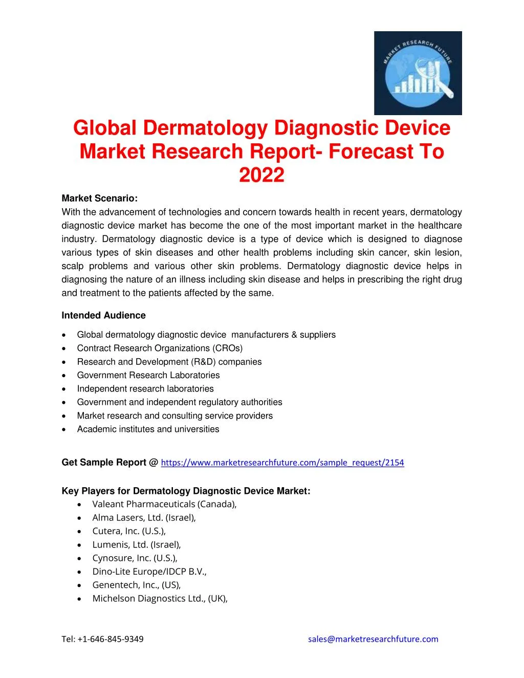 global dermatology diagnostic device market