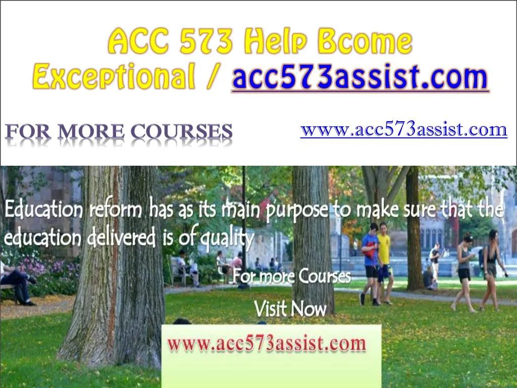 acc 573 help bcome exceptional acc573assist com