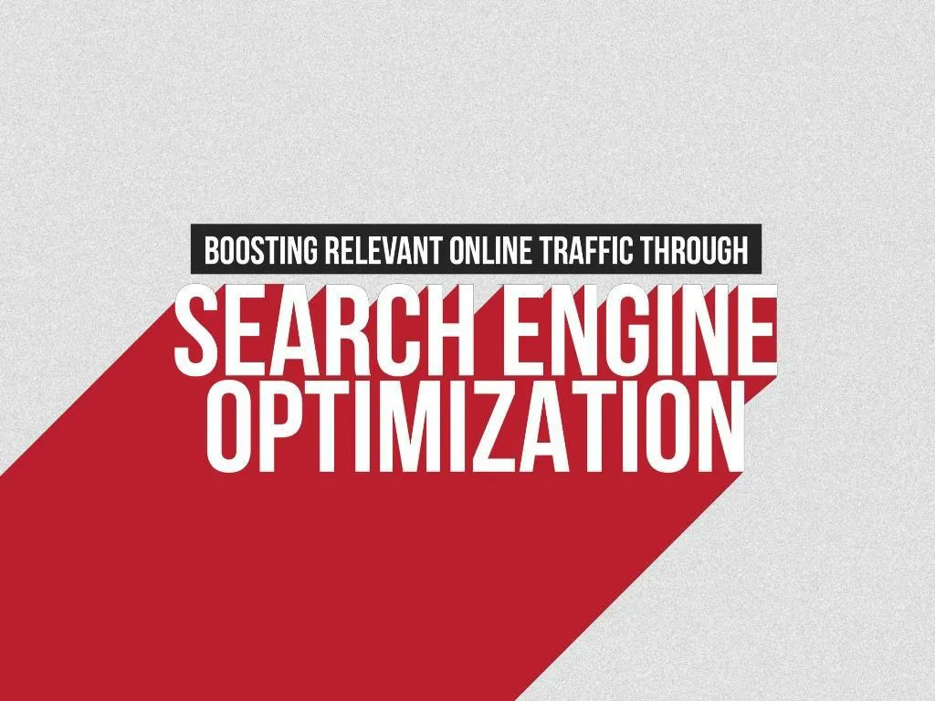 boosting relevant online traffic through search
