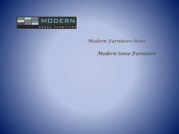 Modern Furniture Toronto