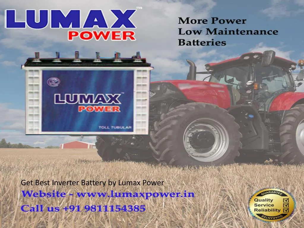 get best inverter battery by lumax power