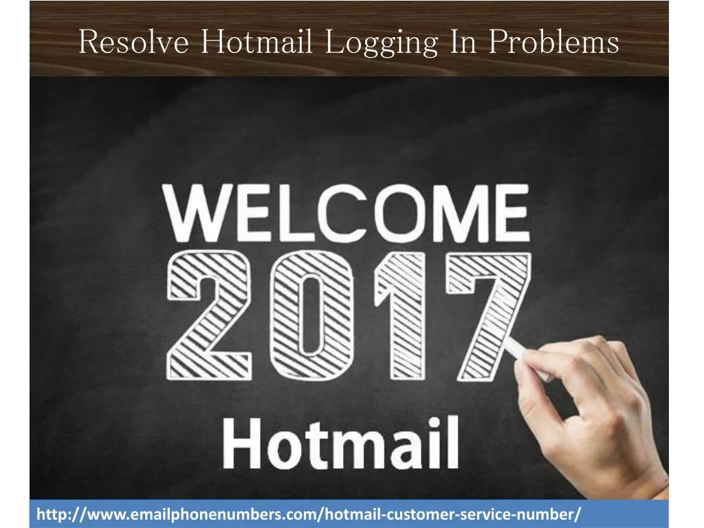resolve hotmail logging in p roblems