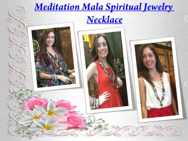 Meditation Mala Spiritual Jewelry Necklace