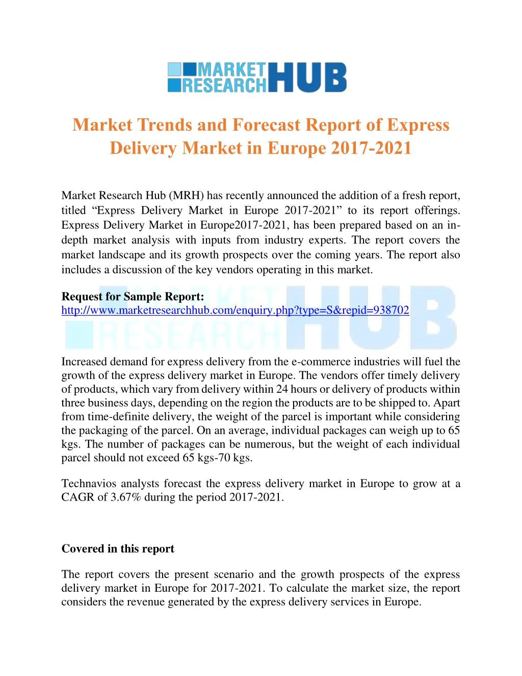 market trends and forecast report of express