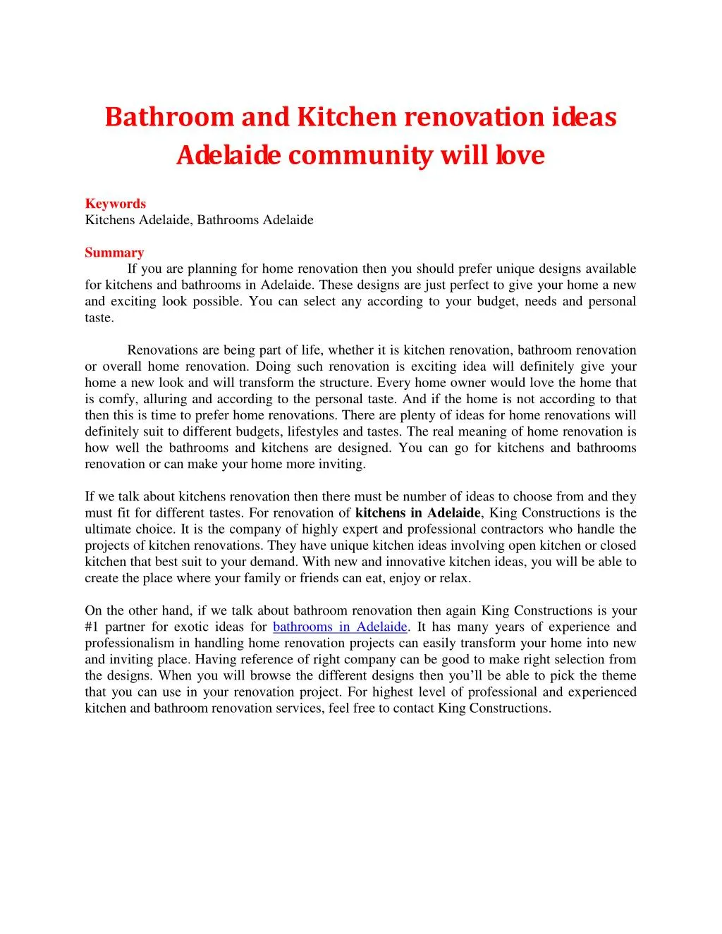bathroom and kitchen renovation ideas adelaide