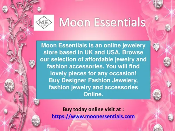 Online jewellery store buy designer and fashion jewelry moon essentials