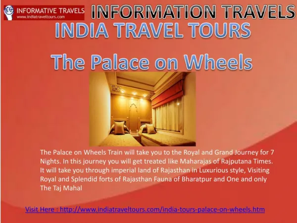 Discounted Palace on Wheels Tour