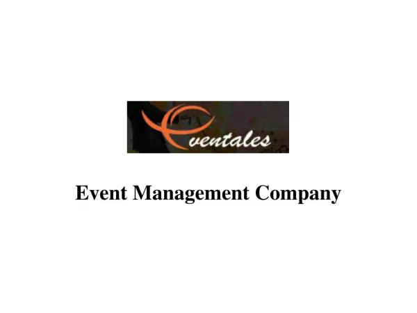 Eventales - Corporate Event Management Companies in India