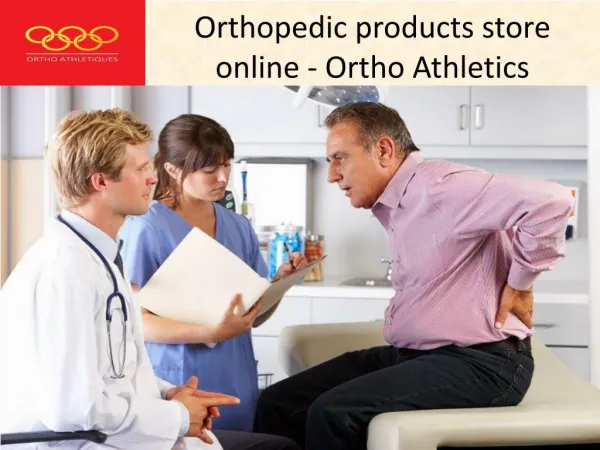 Orthopedic products store online - Ortho Athletics