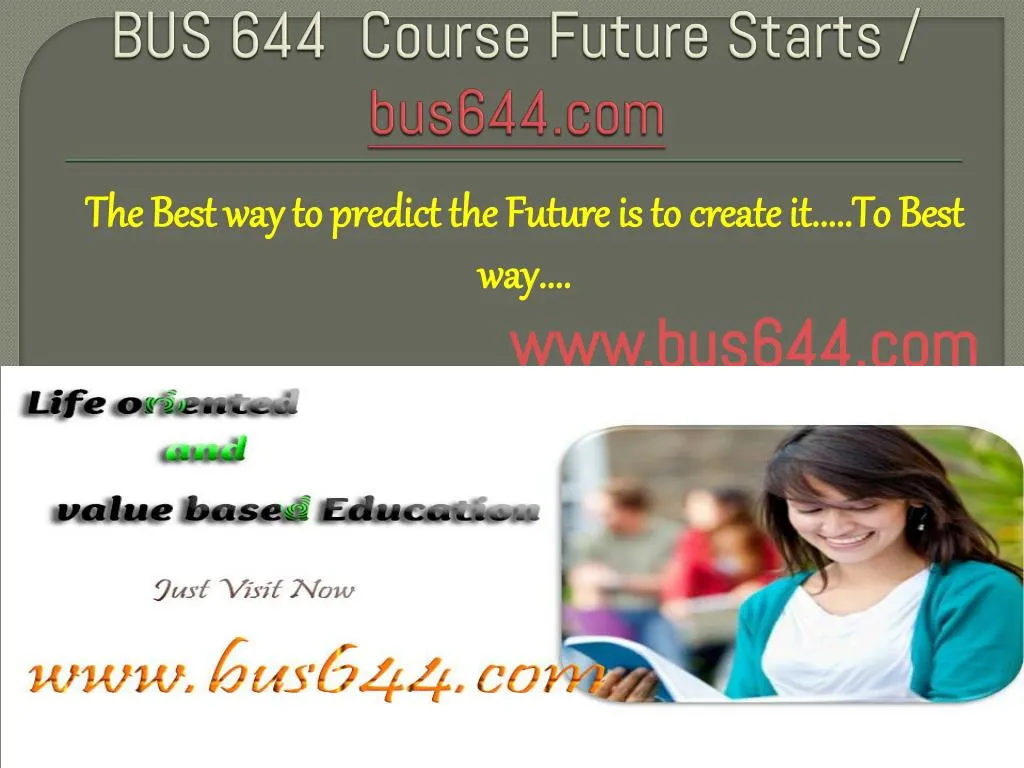 bus 644 course future starts bus644 com