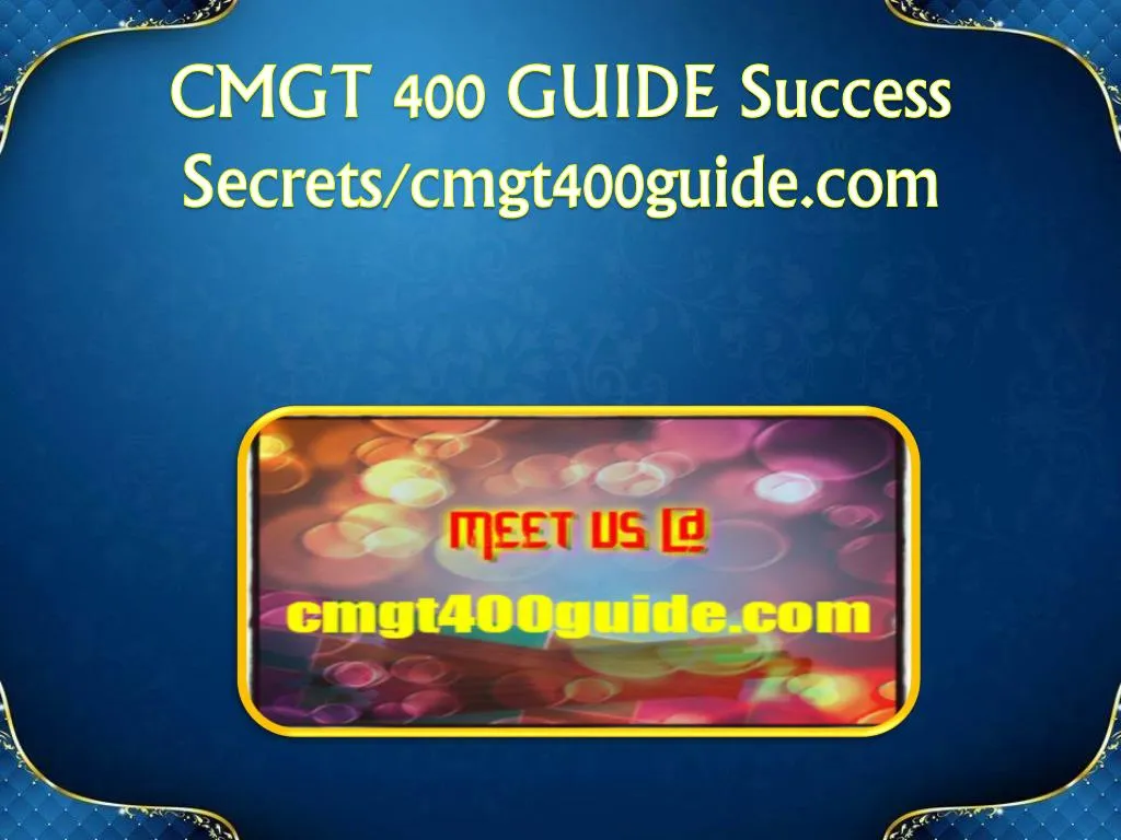 cmgt 400 guide success secrets cmgt400guide com