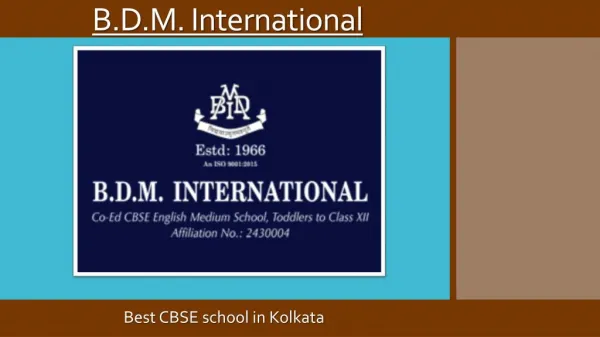 Top CBSE School in Kolkata