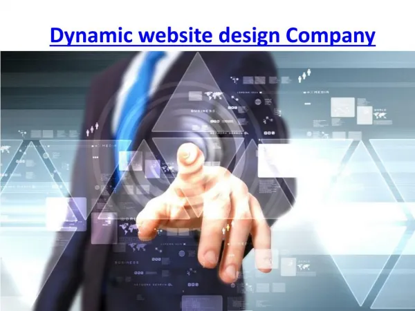 Dynamic website design
